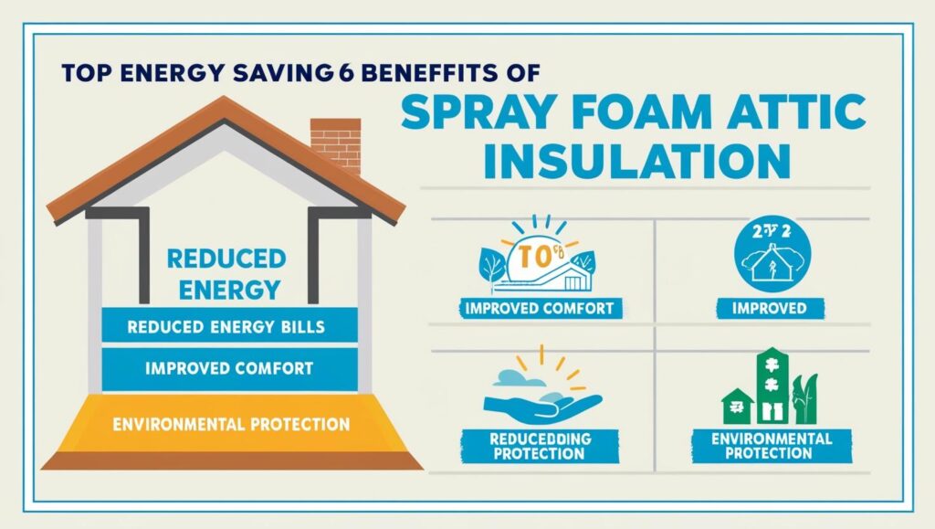 Top Energy Saving Benefits of Spray Foam Attic Insulation